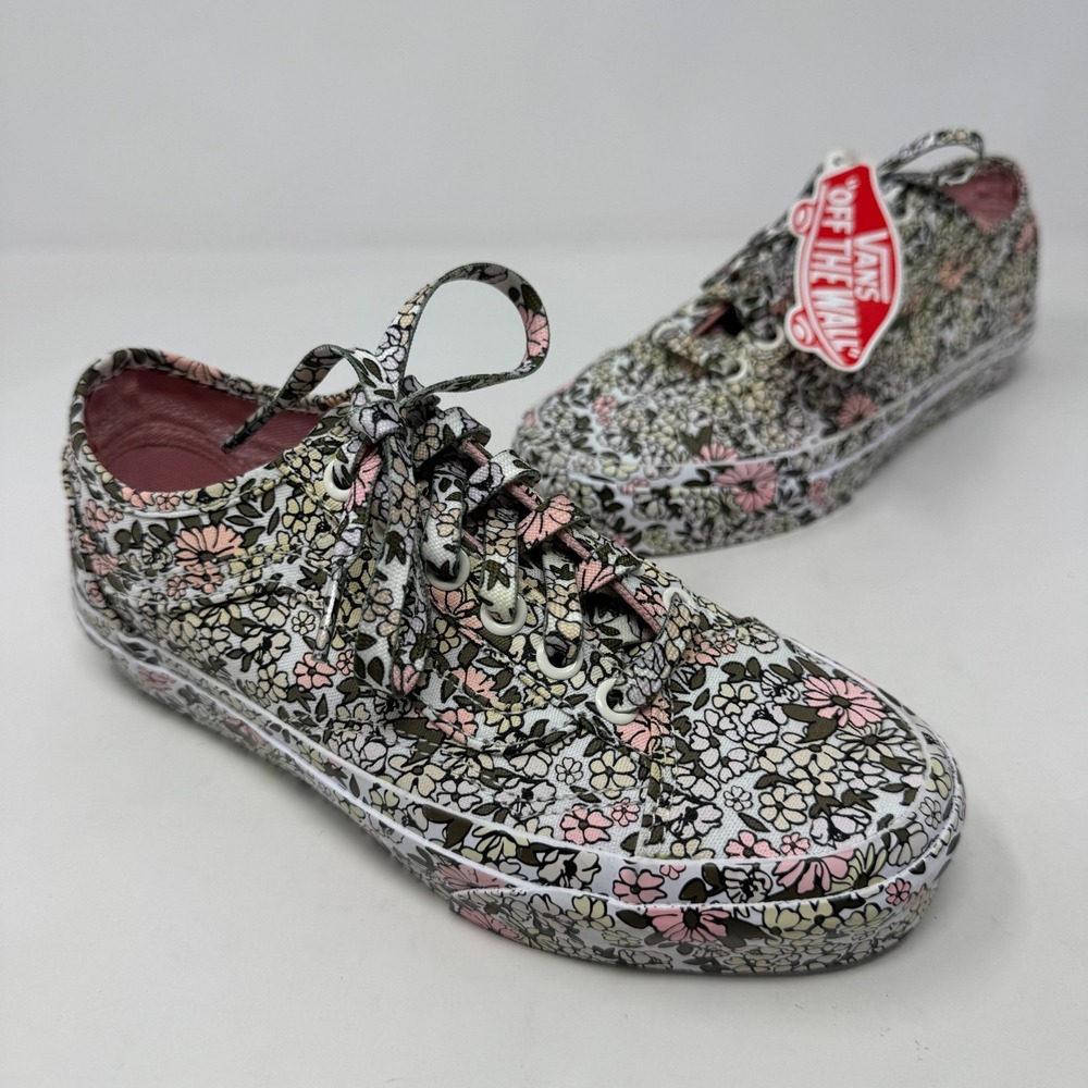 NWT Vans Old Skool Tapered Floral Print Skate Casual Shoes Women's Size 5